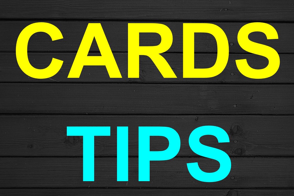 CARD TIPS